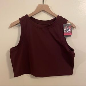 NWT DSG Cropped Workout Tank